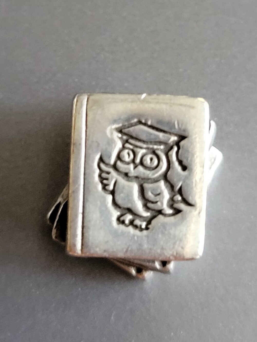 Pandora Silver Owl Book Charm